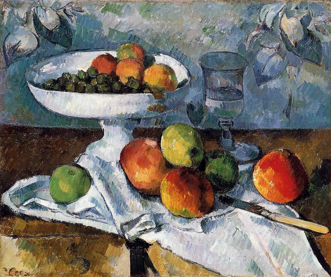 Paul Cezanne Compotier and still life